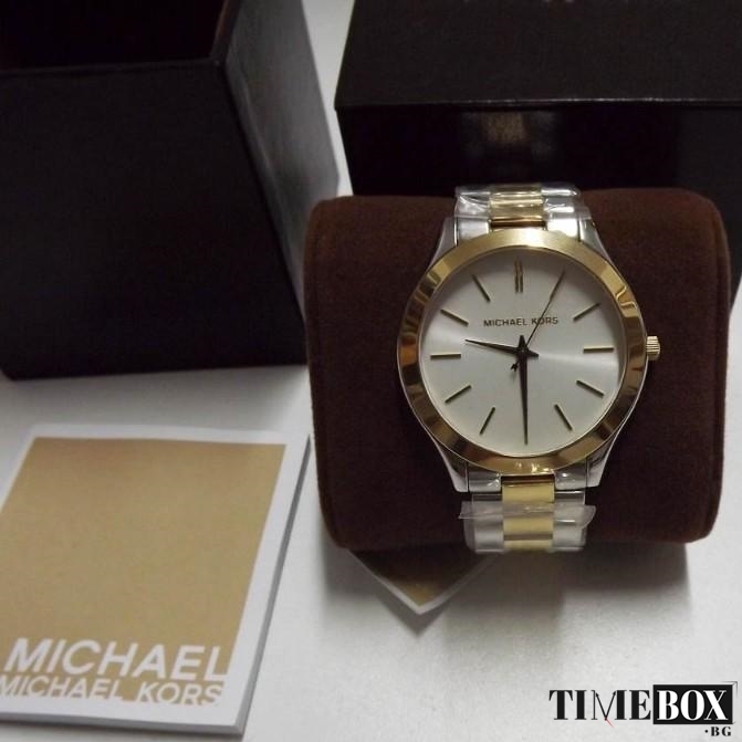 Michael Kors MK3198 Slim Runway | Златист часовник за жени