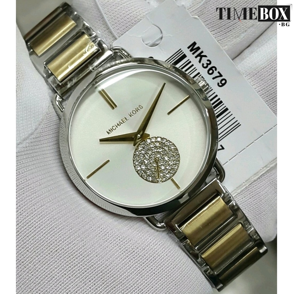 Michael Kors MK3679 Portia Two Tone | Златист часовник за жени