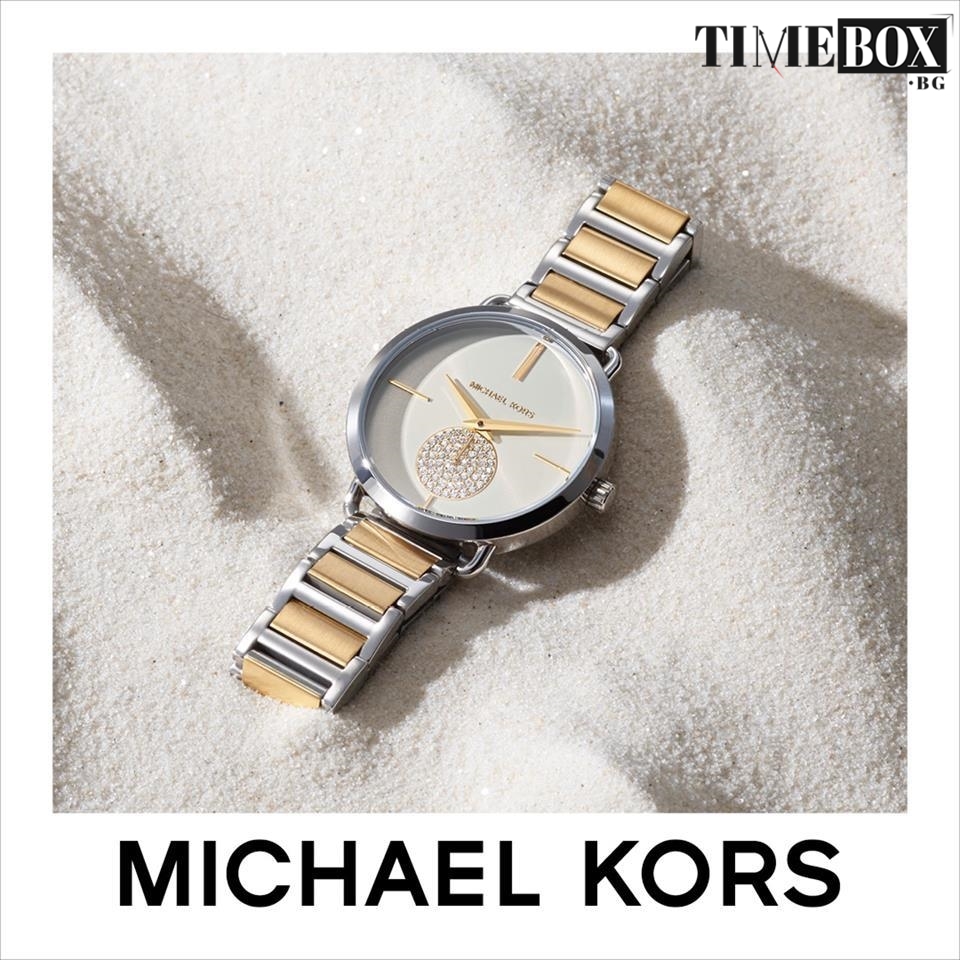 Michael Kors MK3679 Portia Two Tone | Златист часовник за жени