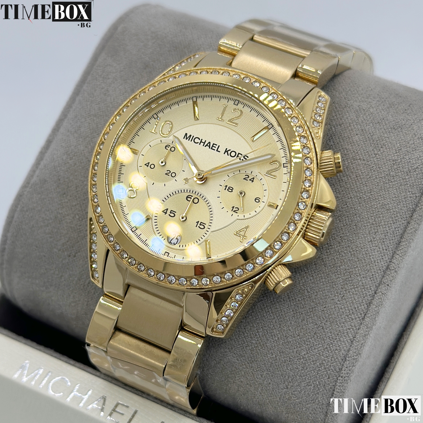 Michael Kors MK5166 Blair Chronograph | Златист часовник за жени