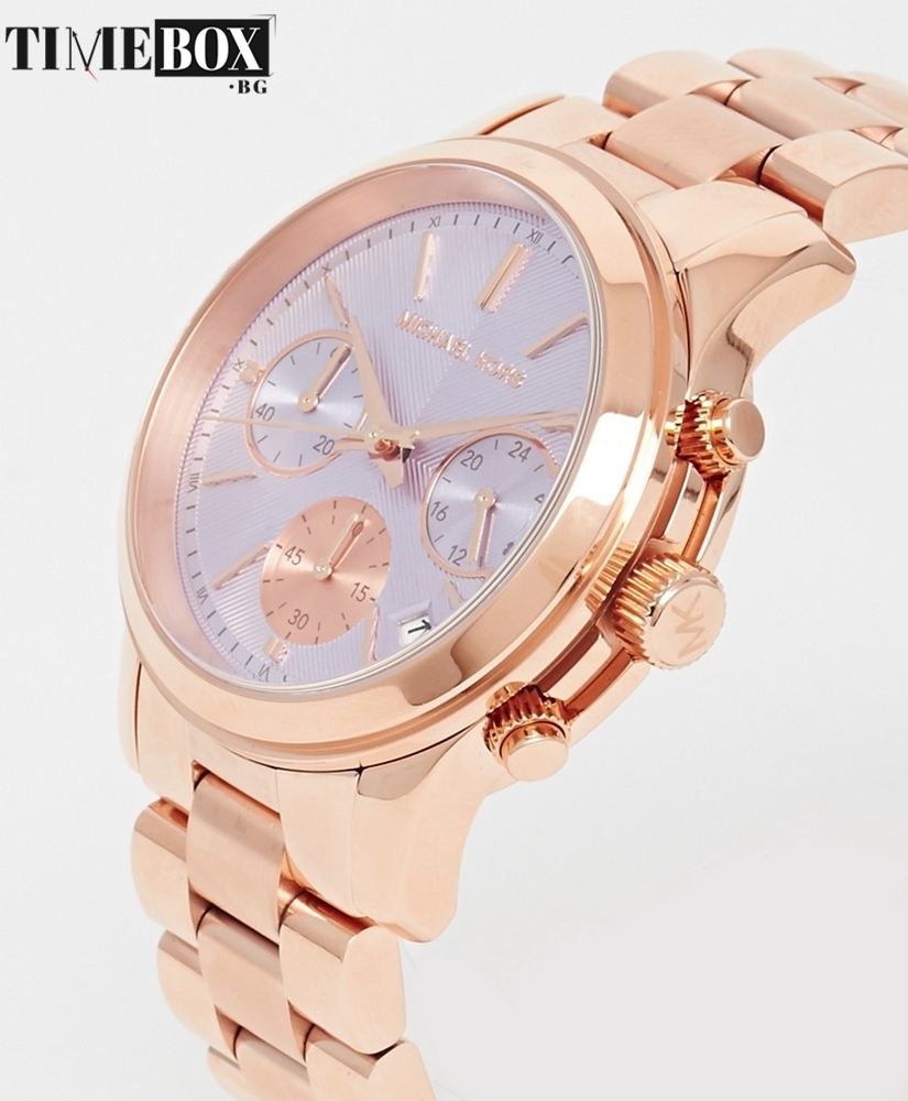 Michael Kors MK6163 Runway Chronograph | Златист часовник за жени