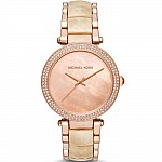 Michael Kors MK6492 Parker Mother of Pearl Gold