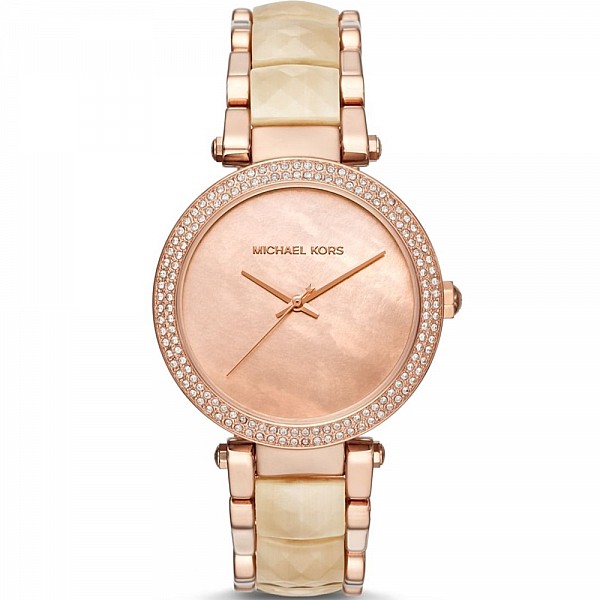 Michael Kors MK6492 Parker Mother of Pearl Gold