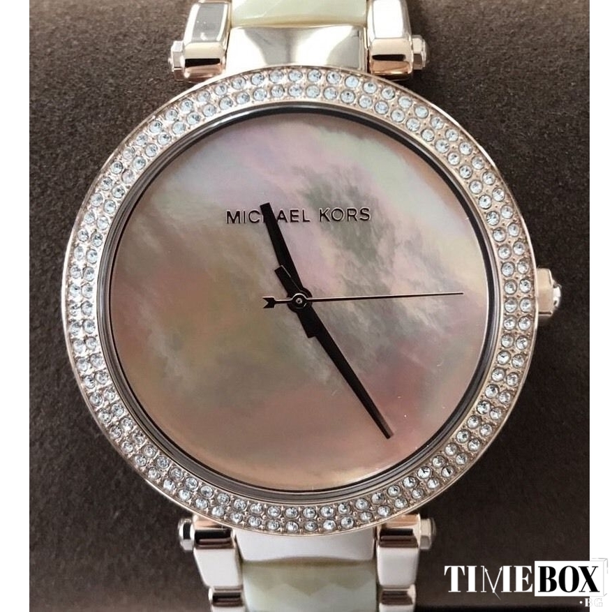 Michael Kors MK6492 Parker Mother of Pearl Gold | Златист часовник за ...
